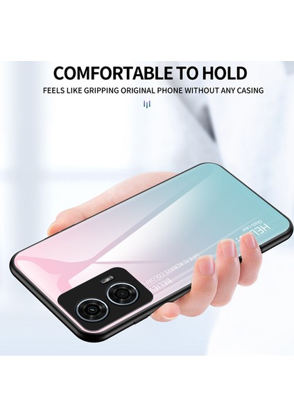 Motorola Moto G24 Power Kılıf Çizilmez Temperli Cam Arka Cep Telefonu Kılıfı-Siyah (Yurt Dışından) modelleri