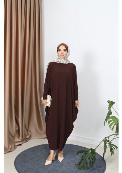 Yarasa Kol Şalvar Elbise