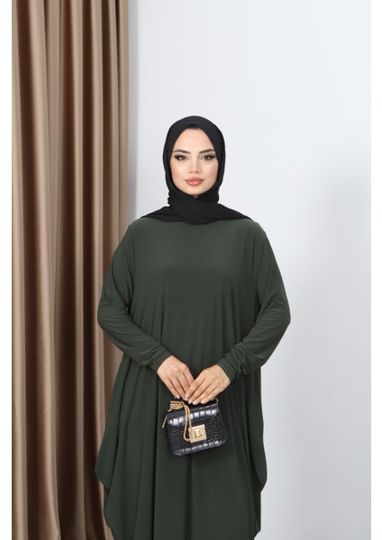 Yarasa Kol Şalvar Elbise modelleri