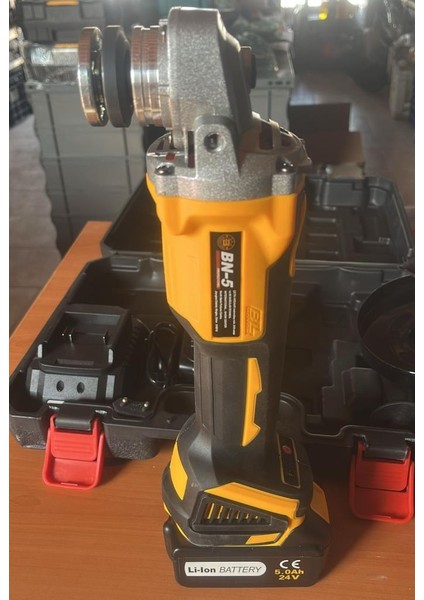 Çift Akülü 24V Lityum Pilli Akülü Şarjlı Spral Taşlama 2x5 Ah Akü X-Lion modelleri