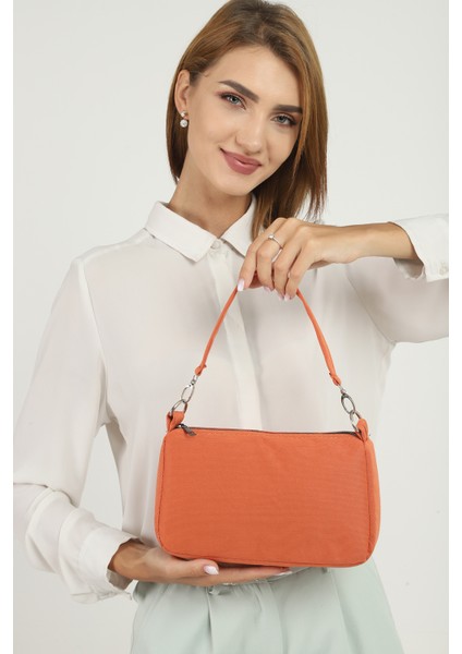 Turuncu U16 Baget El ve Omuz Çantası U:23 cm E:15 cm G:7cm fiyatları