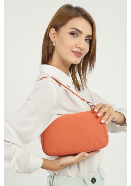 Turuncu U16 Baget El ve Omuz Çantası U:23 cm E:15 cm G:7cm modelleri
