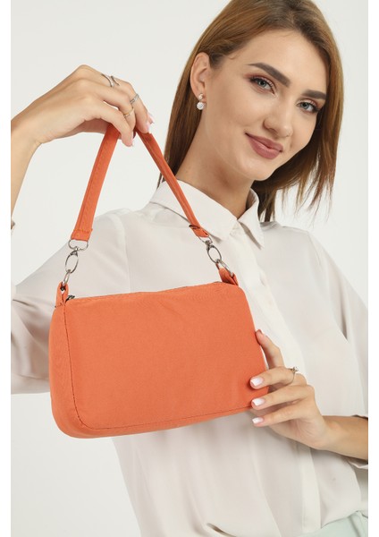 Turuncu U16 Baget El ve Omuz Çantası U:23 cm E:15 cm G:7cm fırsatları