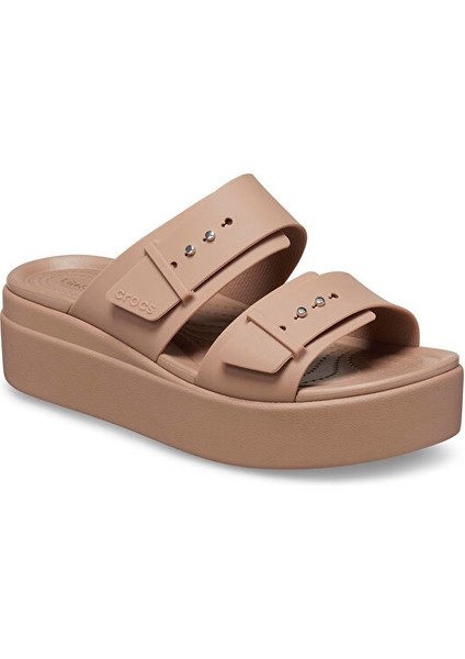 Brooklyn Buckle Lowwdg Kadın Terlik 207431-2Q9 Kahverengi fiyatları