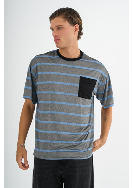 Alexandergardı Cep Detaylı Çizgili T-Shirt modelleri