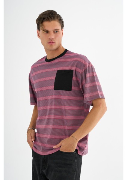 Alexandergardı Cep Detaylı Çizgili T-Shirt modelleri