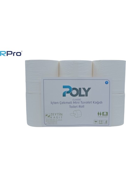 Içten Çekmeli Mini Tuvalet Kağıdı