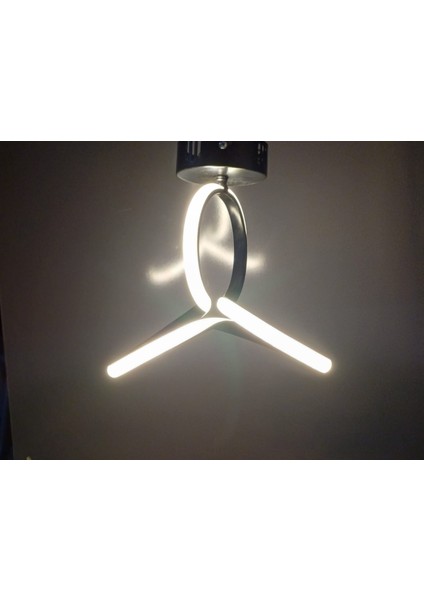 Siyah 3 Renk Plafonyer LED Modern Avize modelleri