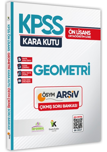Informal Yayınları KPSS Geometrinin Kara Kutusu Tamamı Çözümlü Çıkmış Sor Bankası