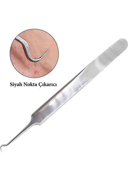 Paslanmaz Çelik Siyah Nokta Sivılce ve Akne Temizleyici Set 3&apos;lü Kit-Findit modelleri