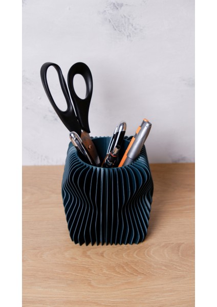 Masaüstü Zümrüt Yeşil Renk Modern Kalemlik fırsatları