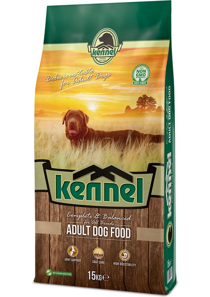 Adult Dog Tavuklu Yetişkin Köpek Maması, 15 Kg, Tüm Irklar Için, Doğal, Şeker Içermez