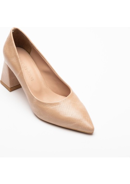 Charlotte Yılan Desenli Stiletto