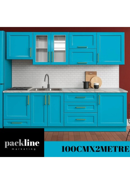 Turkuaz Hava Kanallı Kendinden Yapışkanlı Folyo 100CM x 2metre fiyatları