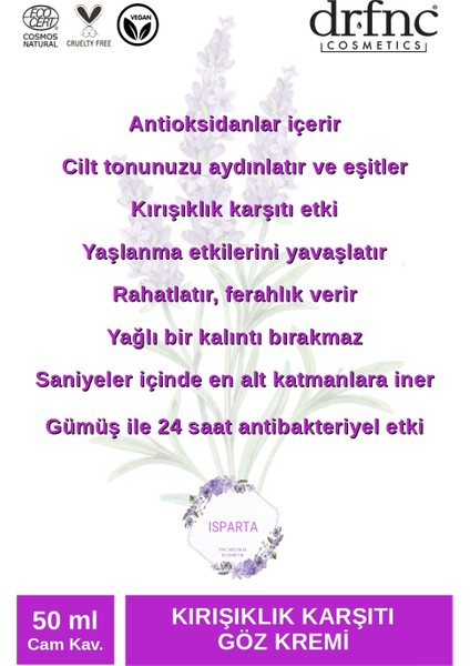 Göz Çevresi Kremi - 50 ml fırsatları