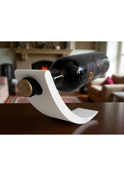 3D Baskı Şarap Şişesi Tutucu Dekoratif Stand – Siyah, Beyaz, Siyah&beyaz Renk Seçenekli fiyatları