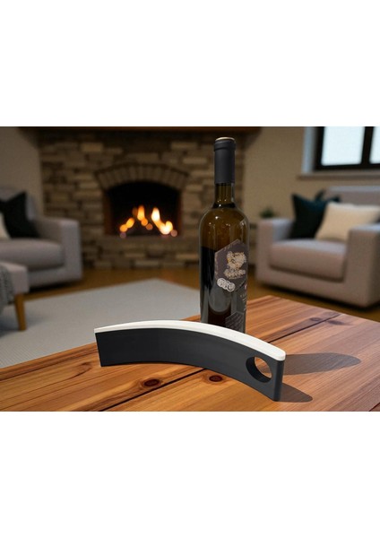 3D Baskı Şarap Şişesi Tutucu Dekoratif Stand – Siyah, Beyaz, Siyah&beyaz Renk Seçenekli fırsatları