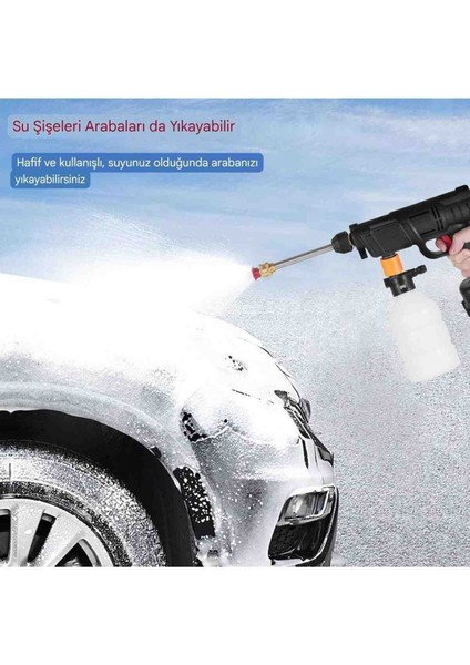 İyisi Yok Çift Akülü Şarjlı Yüksek Basınçlı Oto Yıkama ve Sulama Tabancası Sınıfının En Iyisi fiyatları
