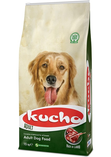 Adult Dog Kuzulu Yetişkin Köpek Maması, 15 Kg, Tüm Irklar Için, Doğal, Şeker Içermez