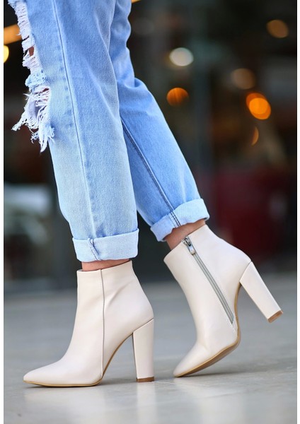 Loora Ten Cilt Topuklu Bot fiyatları