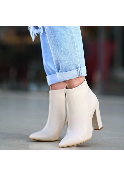 Loora Ten Cilt Topuklu Bot indirimleri