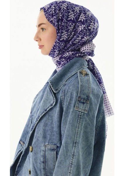Emily Burçak Desen Mor Pamuklu Şal fiyatları
