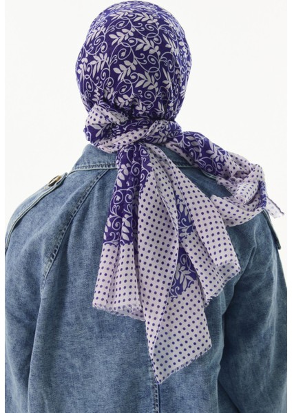Emily Burçak Desen Mor Pamuklu Şal fırsatları