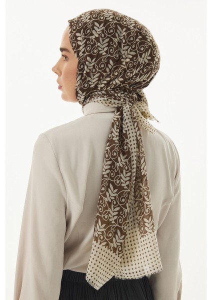 Emily Burçak Desen Kahverengi Pamuklu Şal fiyatları