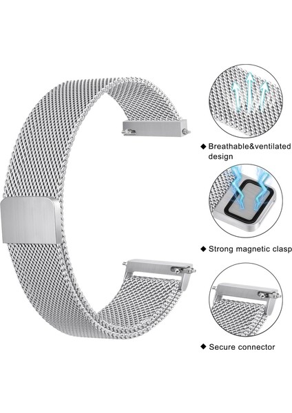 Samsung Galaxy Watch 4/5/6/7/fe/40/40/44 Classic 42/43/46/47MM Uyumlu 20MM Metal Paslanmaz Kordon modelleri