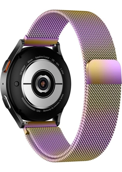 Samsung Galaxy Watch 4/5/6/7/fe/40/40/44 Classic 42/43/46/47MM Uyumlu 20MM Metal Paslanmaz Kordon