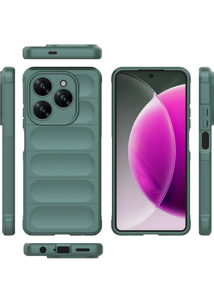 Tecno Spark 20 Pro 4g Kılıf Esnek Tpu Oyuklu Arka Yüzey Tasarımlı Etnik Silikon Kılıf fiyatları