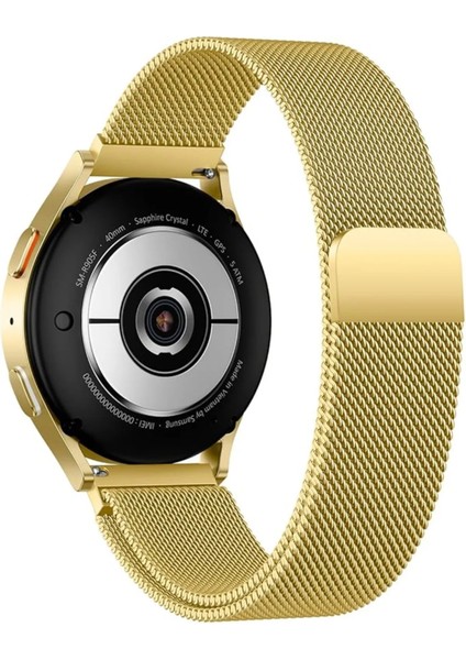 Samsung Galaxy Watch 4/5/6/7/fe/40/40/44 Classic 42/43/46/47MM Uyumlu 20MM Metal Paslanmaz Kordon