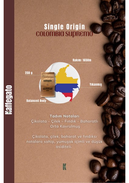 Çekirdek Kahve Tanışma Seti 3'lü 250 gr x3 - Etihyopya - Kolombiya - Peru fırsatları