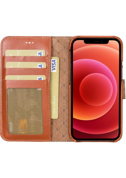 Apple iPhone 12 Mini Uyumlu Deri Kılıf MW36 RST2EF fiyatları