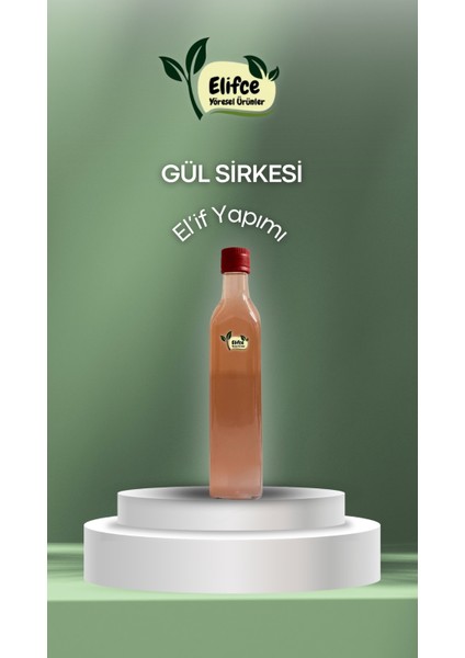 Doğal Gül Sirkesi 500 ml