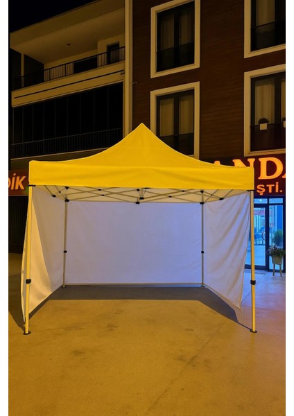 3x3 Üst Kumaşı Pvc Etrafı Bej Rengi Gölgelik File Seyyar Sök-Taklı Gazebo Çadır fiyatları