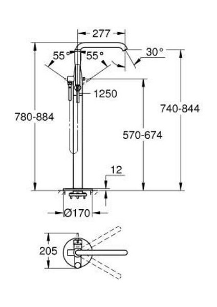 Essence Yerden Küvet Bataryası - 25248DA1 fiyatları