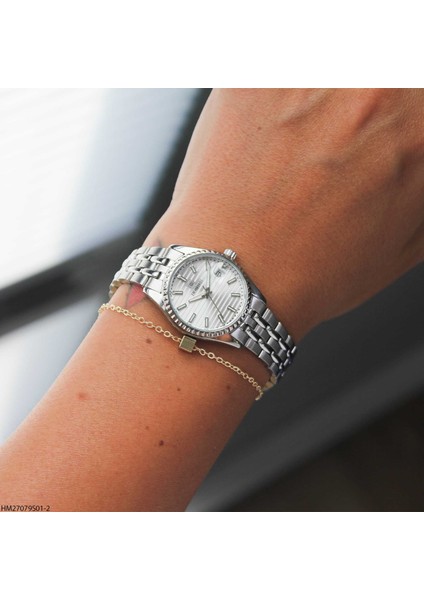HM27079S01-2 Çelik Kordonlu Kadın Kol Saati modelleri