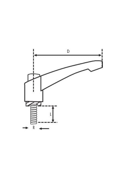 Plastik Sustalı Kol Cıvatalı M10X40 fiyatları