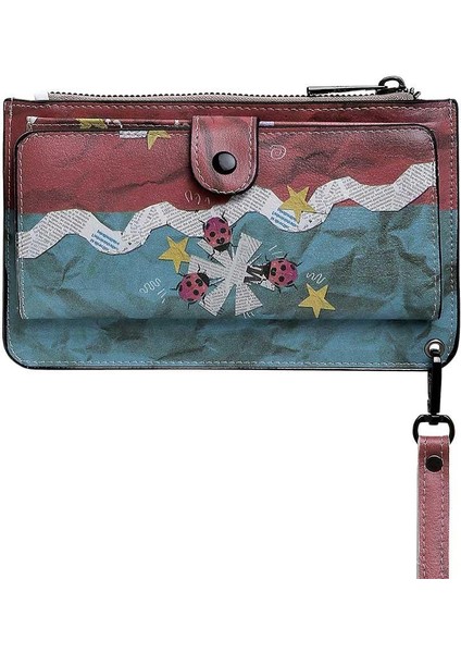 Kadın Çok Renkli Cüzdan - Paper Animals Tasarım