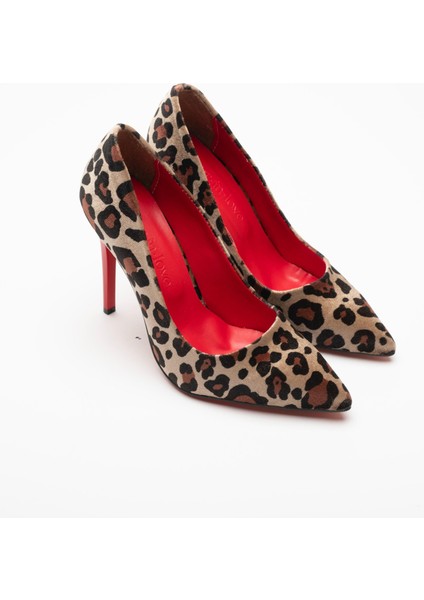 Charlotte Yüksek Topuklu Leopar Desenli Stiletto modelleri