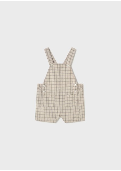 Erkek Bebek Tulum Krem 1644