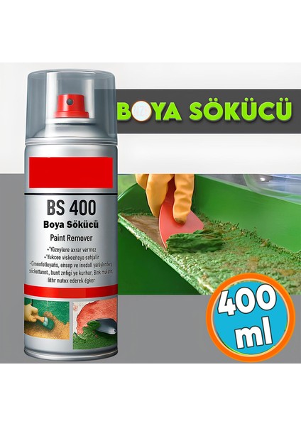 Boya Sökücü Hızlı Etkili Temizleyici Cila Vernik Kaldırıcı Sprey Ahşap Metal Cam Seramik Beton Yüzey