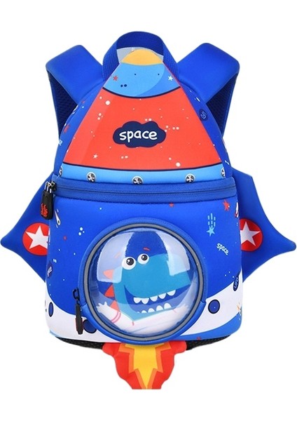 Uzay Astronot Neopren Anaokulu Karikatür Okul Çantası Çocuk Sırt Çantası (Yurt Dışından)