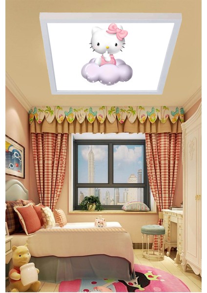Hello Kitty 60X60 Çocuk Odası LED Avize Yeni Nesil LED AVIZE,60WATT Modern LED Avize fırsatları