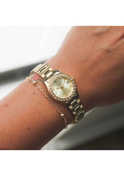 CH002337 Çelik Kordonlu Kadın Kol Saati