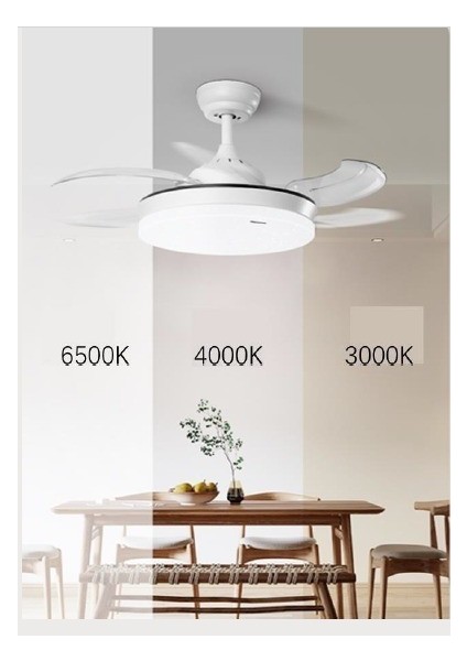Fan Light - Tavan Vantilatörü ve Lambası 36+30W fırsatları