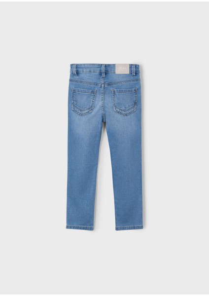 Erkek Çocuk Denim Pantolon Mavi 3567 modelleri