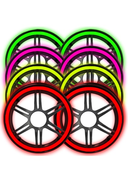 Midrange Kapağı Neon Ledli 13CM 2 Adet Egb EG-6656