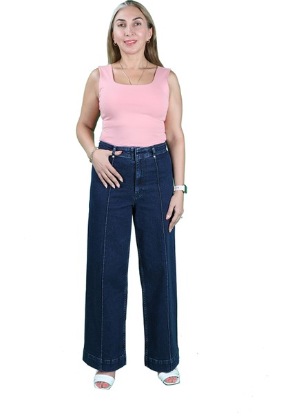 Kadın Kot Pantolon Koyu Mavi